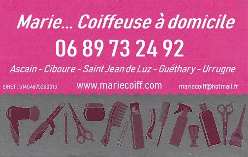 Marie... Coiffeuse à Domicile