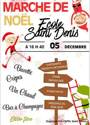 Marché de noël de l'école saint denis