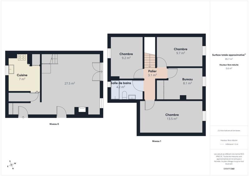 Maison ancienne - 86 m² - 4 pièces