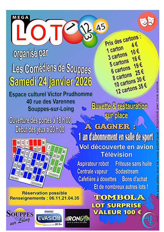 Loto des Comédiens