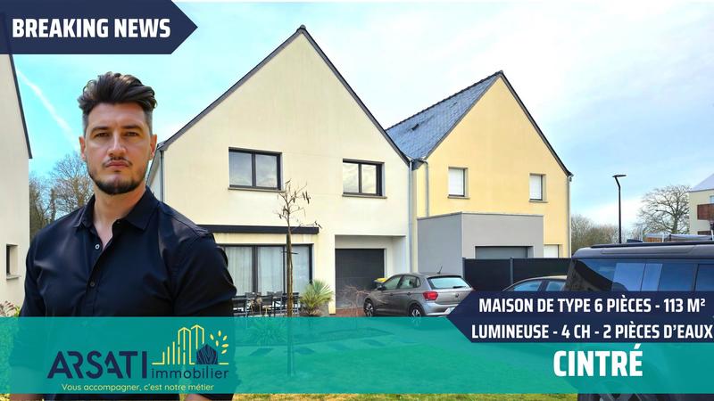 Maison contemporaine - 113 m² - 6 pièces