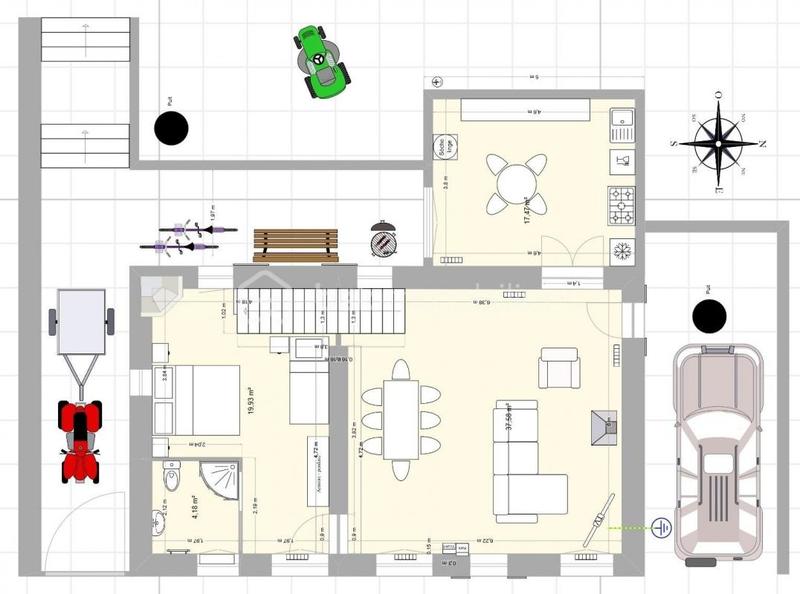 Maison de bourg - 75 m² - 4 pièces