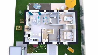 Maison - 77 m² - 3 pièces