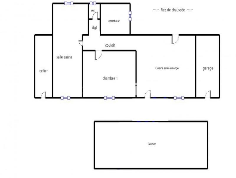 Maison en pierre - 100 m² - 4 pièces