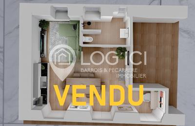 Appartement - 29 m² - 2 pièces