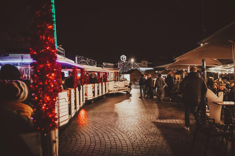 Le Petit Train et les Illuminations de Noël - Limoges