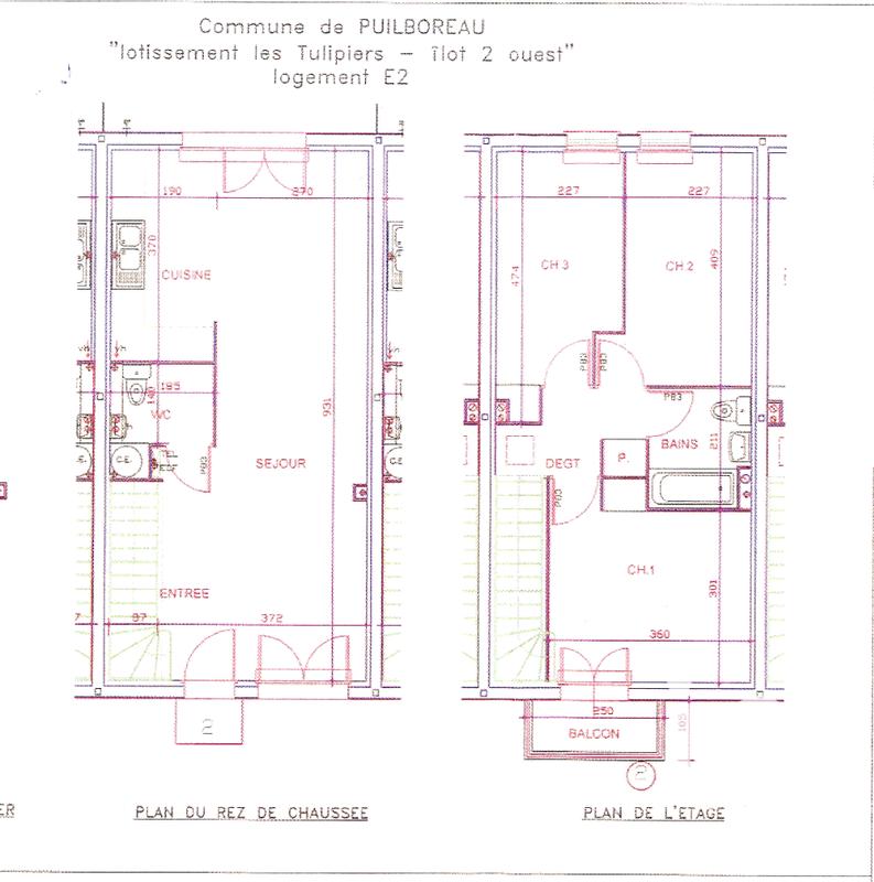 Maison - 72 m² - 4 pièces