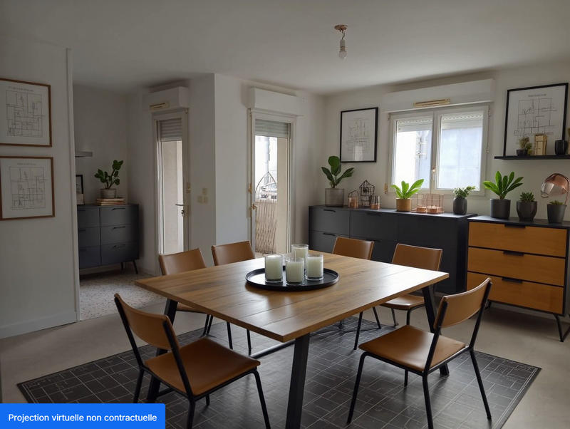 Appartement - 49 m² - 2 pièces