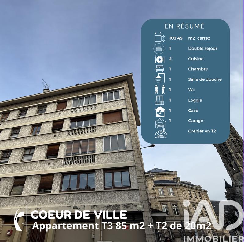 Appartement - 103 m² - 4 pièces