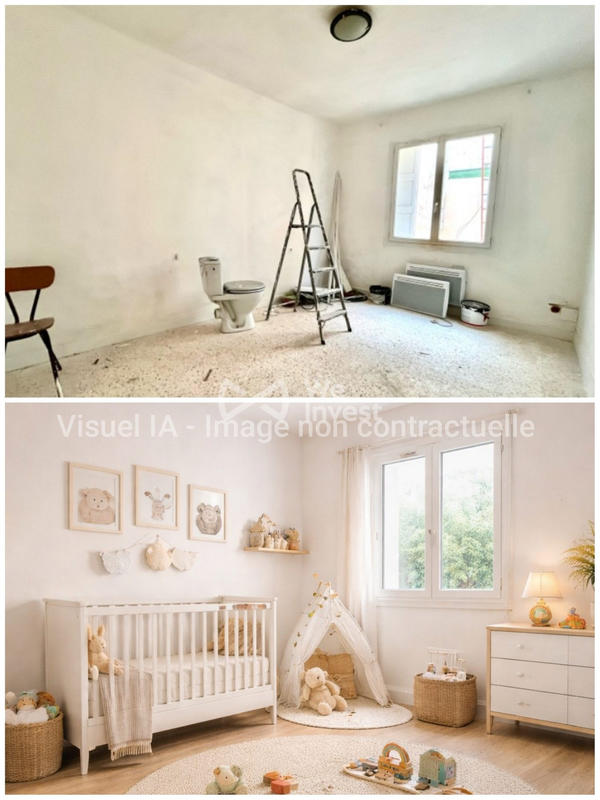 Maison ancienne - 60 m² - 3 pièces