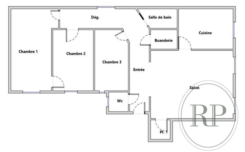 Appartement - 96 m² - 4 pièces