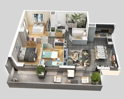 Appartement - 81 m² - 4 pièces