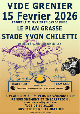 Vide grenier team sud