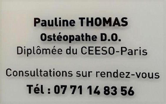 Pauline Thomas Ostéopathe