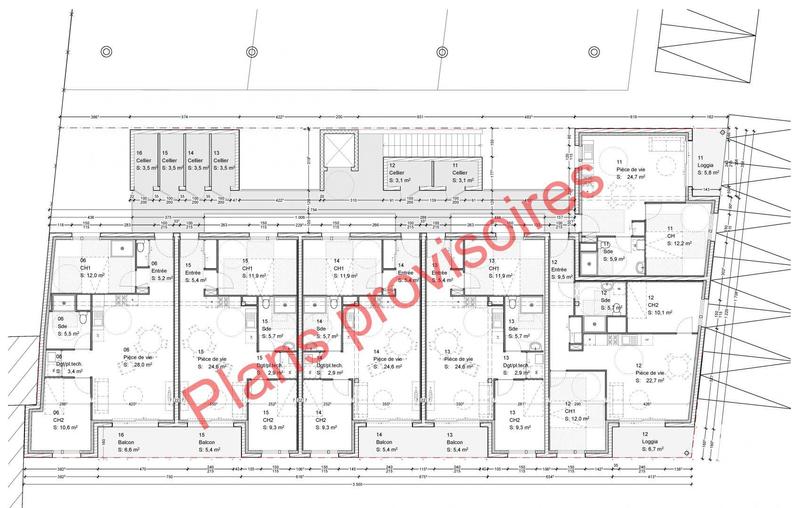 Appartement - 59 m² - 3 pièces