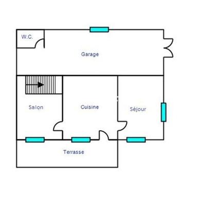 Maison - 120 m² - 7 pièces