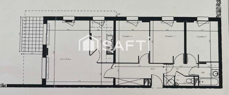 Appartement - 78 m² - 4 pièces