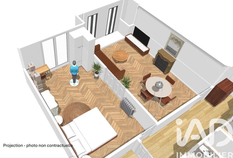 Appartement - 82 m² - 3 pièces