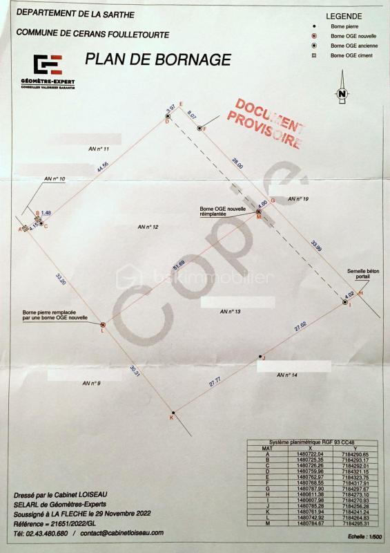 Terrain constructible - 1 831 m²