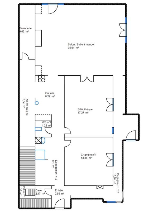 Maison - 210 m² - 8 pièces