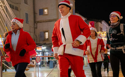 Course festive « à la poursuite de Noël »