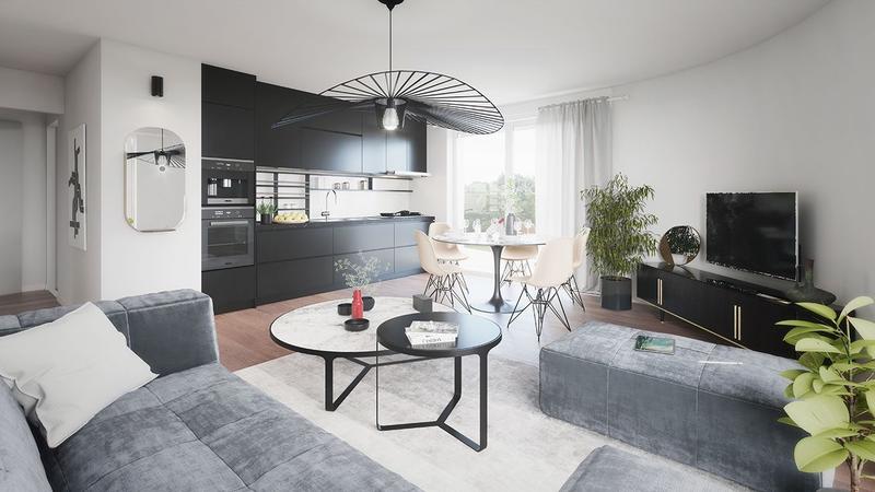 Appartement - 65 m² - 3 pièces