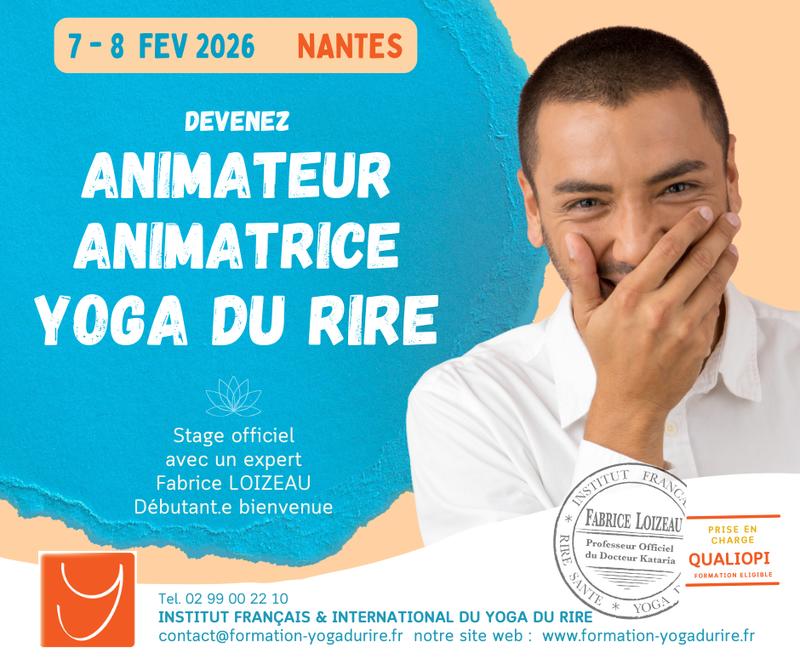 Animateur de Yoga du Rire à Nantes !