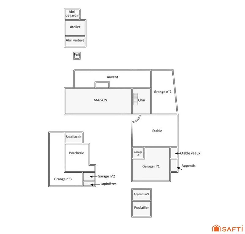 Ferme - 107 m² - 5 pièces