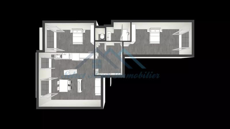 Appartement - 85 m² - 3 pièces