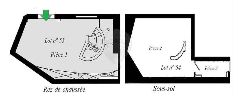 Appartement - 62 m² - 2 pièces