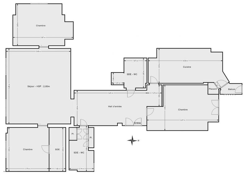 Appartement - 152 m² - 5 pièces