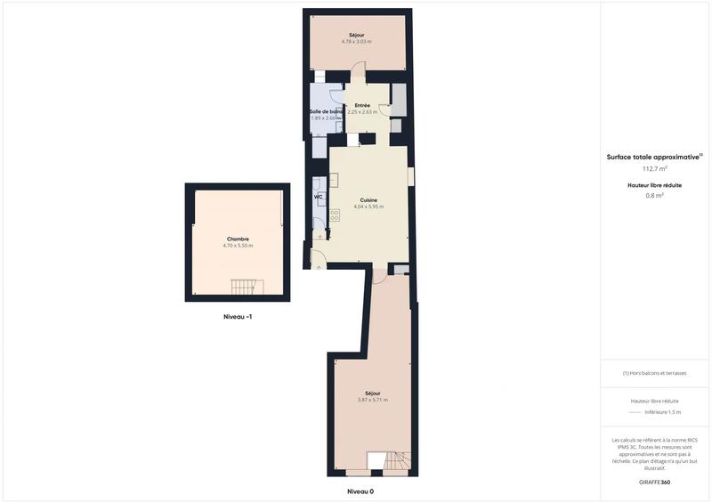 Appartement - 106 m² - 4 pièces