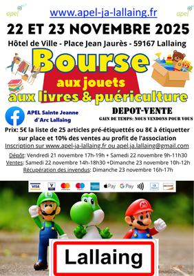 Bourse aux jouets et puériculture