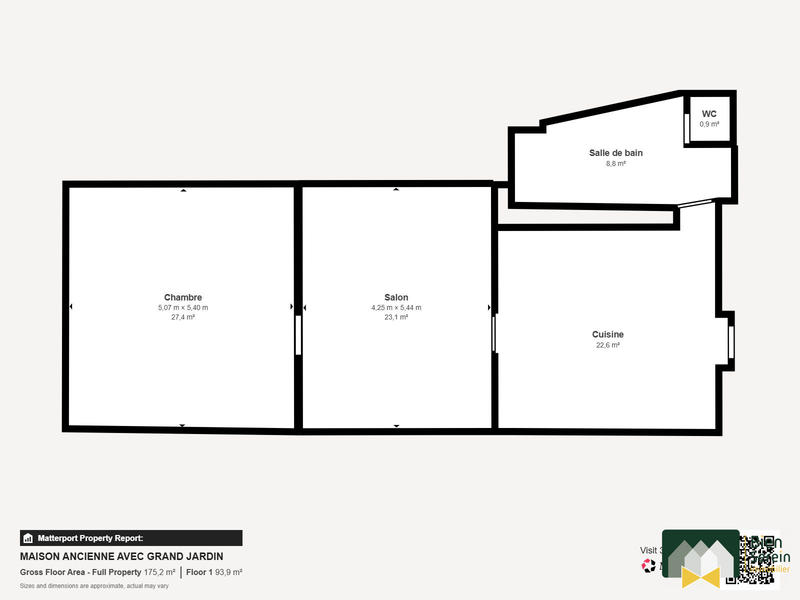 Maison ancienne - 115 m² - 4 pièces