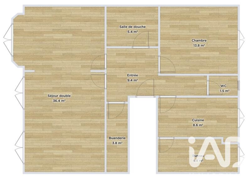 Appartement - 85 m² - 3 pièces