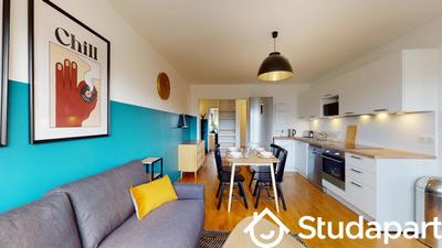 Chambre - 12 m² - 1 pièce