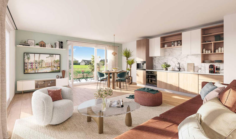 Appartement - 61 m² - 3 pièces