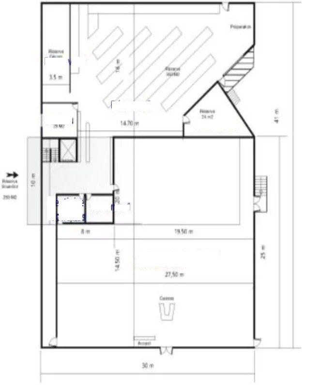 Bureau - 1 530 m² - 4 pièces