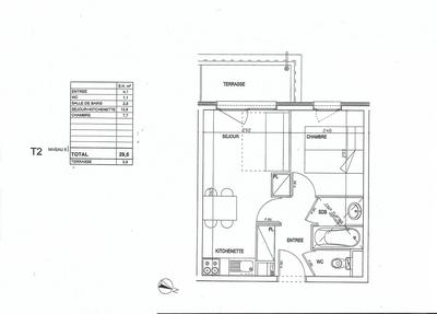 Appartement - 30 m² - 1 pièce
