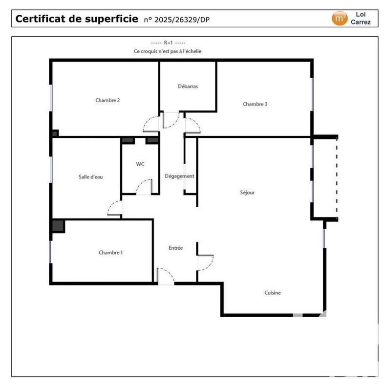 Appartement - 80 m² - 5 pièces