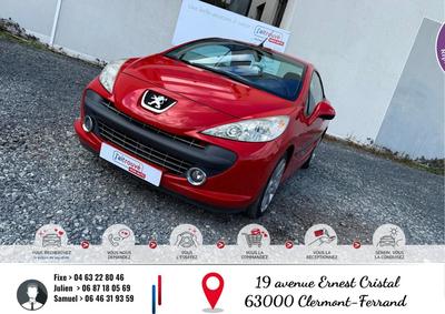 Peugeot 207 Cc 1.6 Vti 120Cv Red Color *107.000km*Véhicule sous Garantie 6 Mois*Kit de Distribution Ok*Dernier entretien et Ct Ok*Climatisation Bi-Zone*Autoradio*Vitres électriques*Abs*Esp