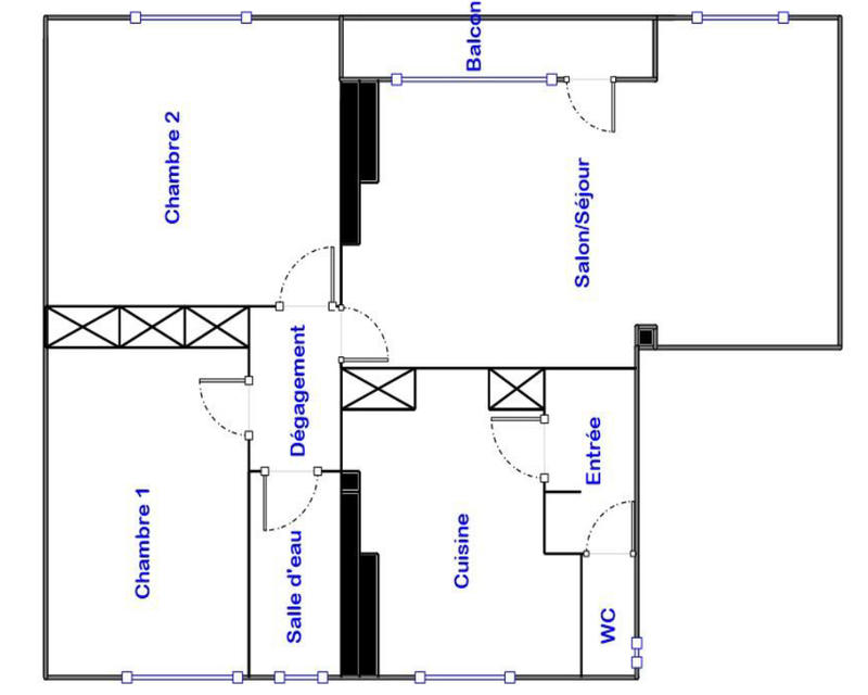 Appartement - 67 m² - 3 pièces
