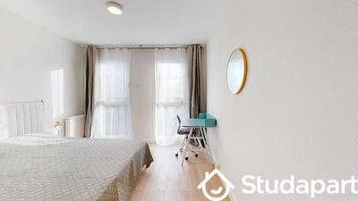 Chambre - 9 m² - 1 pièce