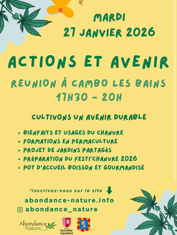 Réunion ouverte : Actions et avenir, cultivons un avenir durable