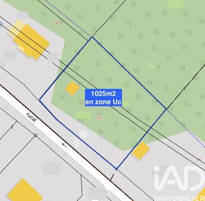 Terrain - 1 025 m²