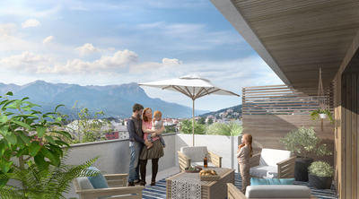 Appartement - 45 m² - 2 pièces