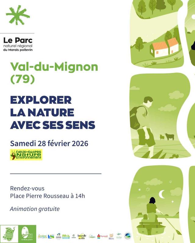 Balade nature "Explorer la nature avec ses sens" à Val-du-Mignon