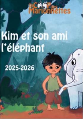 Kim et son ami l'éléphant