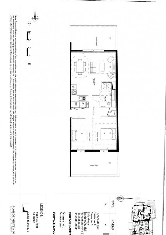Appartement - 64 m² - 3 pièces