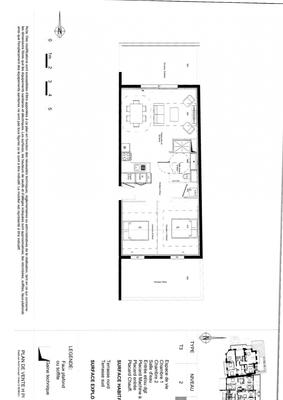 Appartement - 64 m² - 3 pièces